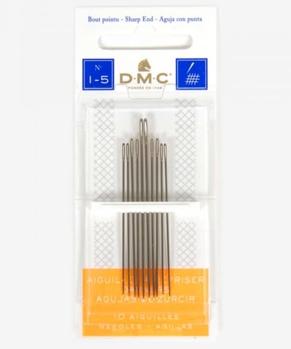 Agujas para coser variadas 1-5