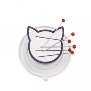 Alfiletero imantado con ventosa - Gato