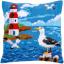 Almohada: Faro y gaviotas