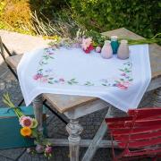 Mesa de centro - Flores y mariposas