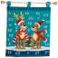 Decoración para pared - Elk with scarves