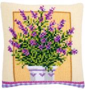 Almohada: Lavanda en maceta