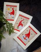 Tarjetas de felicitaciones: Gnomos de navidad
