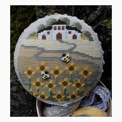Sunflowers And Bees