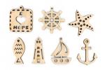 Conjunto de pequeñas decoraciones - Sea