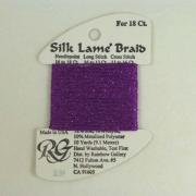 Silk Lame' Braid - SL84 Dark Orchid