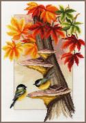 Carboneros en otoño