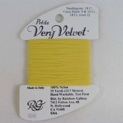 V646 - Very Velvet Petite Medium Yellow