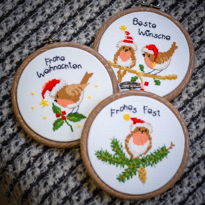 Miniatura: Pájaros de navidad (3)