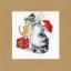 Under The Mistletoe Christmas Card