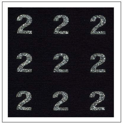 Números brillantes - \"2\"