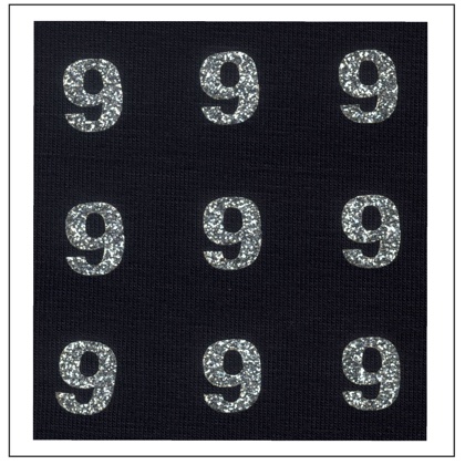 Números brillantes - \"9\"