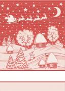 Trapo de cocina - Snow Lurex - Rojo