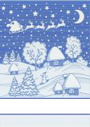 Trapo de cocina - Snow Lurex - Azul
