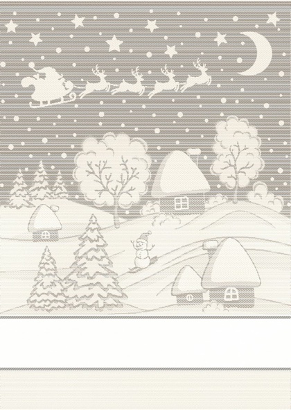 Trapo de cocina - Snow Lurex - Ecru