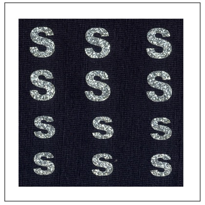 Letras brillantes - \"S\" \"s\"
