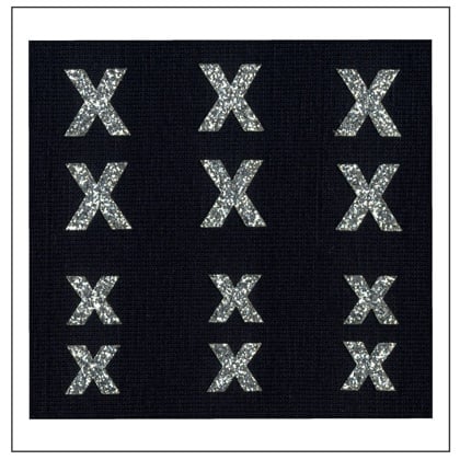 Letras brillantes - \"X\" \"x\"