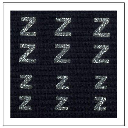 Letras brillantes - \"Z\" \"z\"