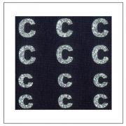 Letras brillantes - "C" "c"