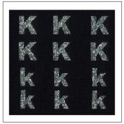 Letras brillantes - "K" "k"