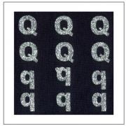 Letras brillantes - "Q" "q"