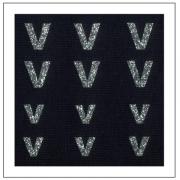 Letras brillantes - "V" "v"