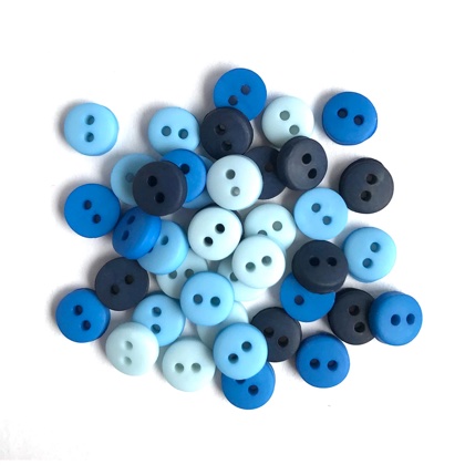 Botones pequeños - Azul y celeste 1354