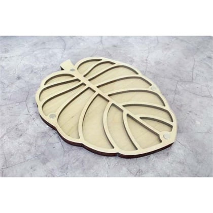 Organizer perlitas - Hoja (con tapa)