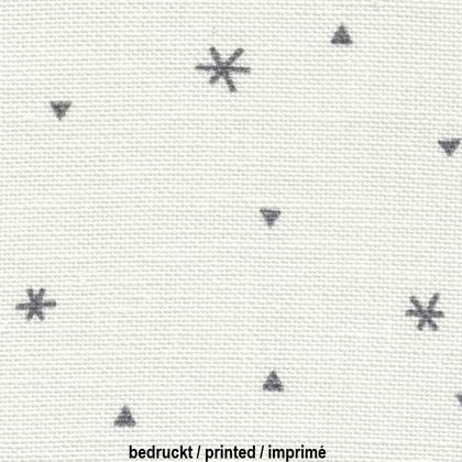 Lino Belfast 32ct Brillar - Blanco / Gris oscuro