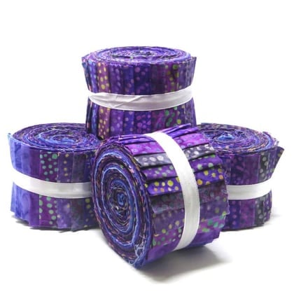 Batik Jelly Rolls - Lila