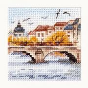 Autumn in the City - Seagulls over the Bridge