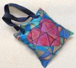 Bolsa con asas - Corazón arcoiris