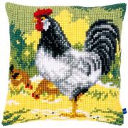 Almohada: Gallo blanco