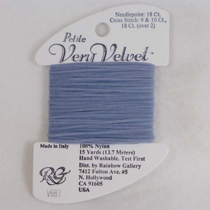 V687 - Very Velvet Petite Dark Pearl Gray