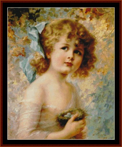 Vernon - Girl with Bird\'s Nest