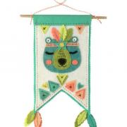 Kit fieltro Banderín de oso durmiendo