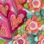 Kit fieltro Guirnalda de flores y corazones