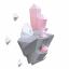 Island with Crystals - Kit de papercraft