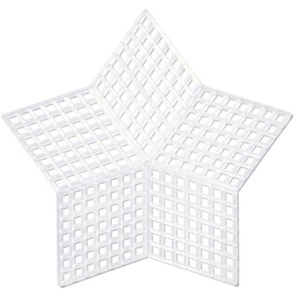 Estrellas en Plástico Canvas 7 Count 3.25\"