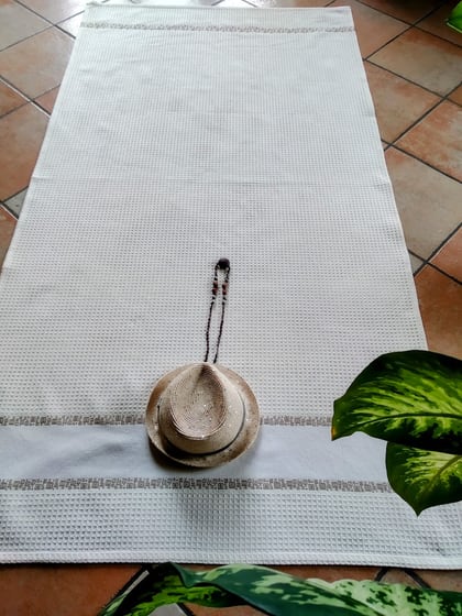 Toalla de baño - Panal - Ecru