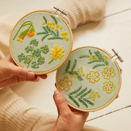 El jardín encatado - Kit duo de bordado
