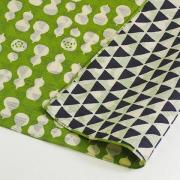 Fuku Furoshiki - Gourd/Dragon Scale Green/Navy