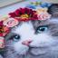 Ragdoll y guirnalda de flores - Aida