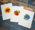 Tarjetas de felicitaciones: Flores de verano