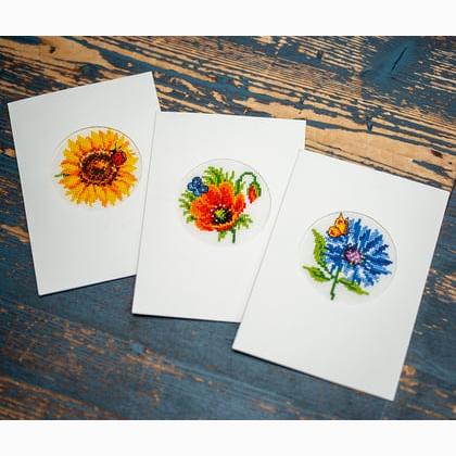 Tarjetas de felicitaciones: Flores de verano