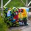 Almohada: Aves tropicales