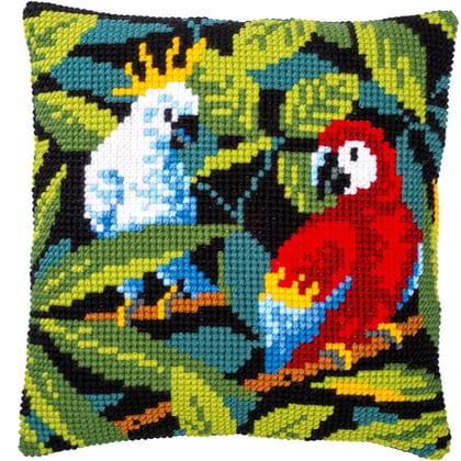 Almohada: Aves tropicales