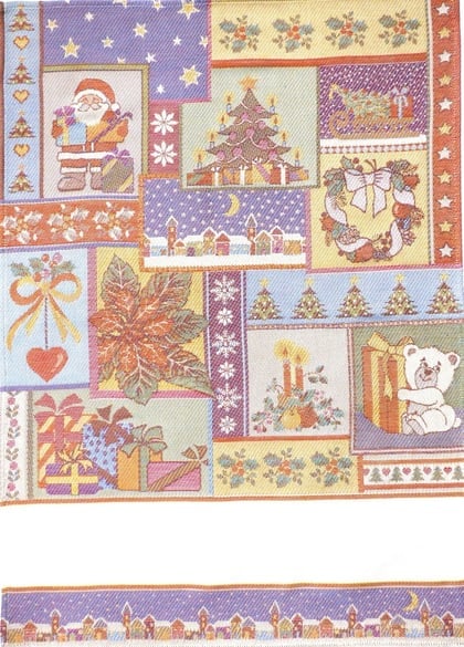 Trapo de cocina - Navidad en color - Patchwork
