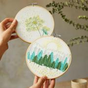 Balada en el bosque - Kit duo de bordado