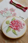 Rosas del amanecer - Kit duo de bordado